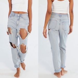 BDG High-Waisted Destroyed Mom Jean